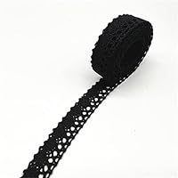 Amazon.co.jp: 2 ヤード/ロット黒レースリボンアパレル縫製生地トリム